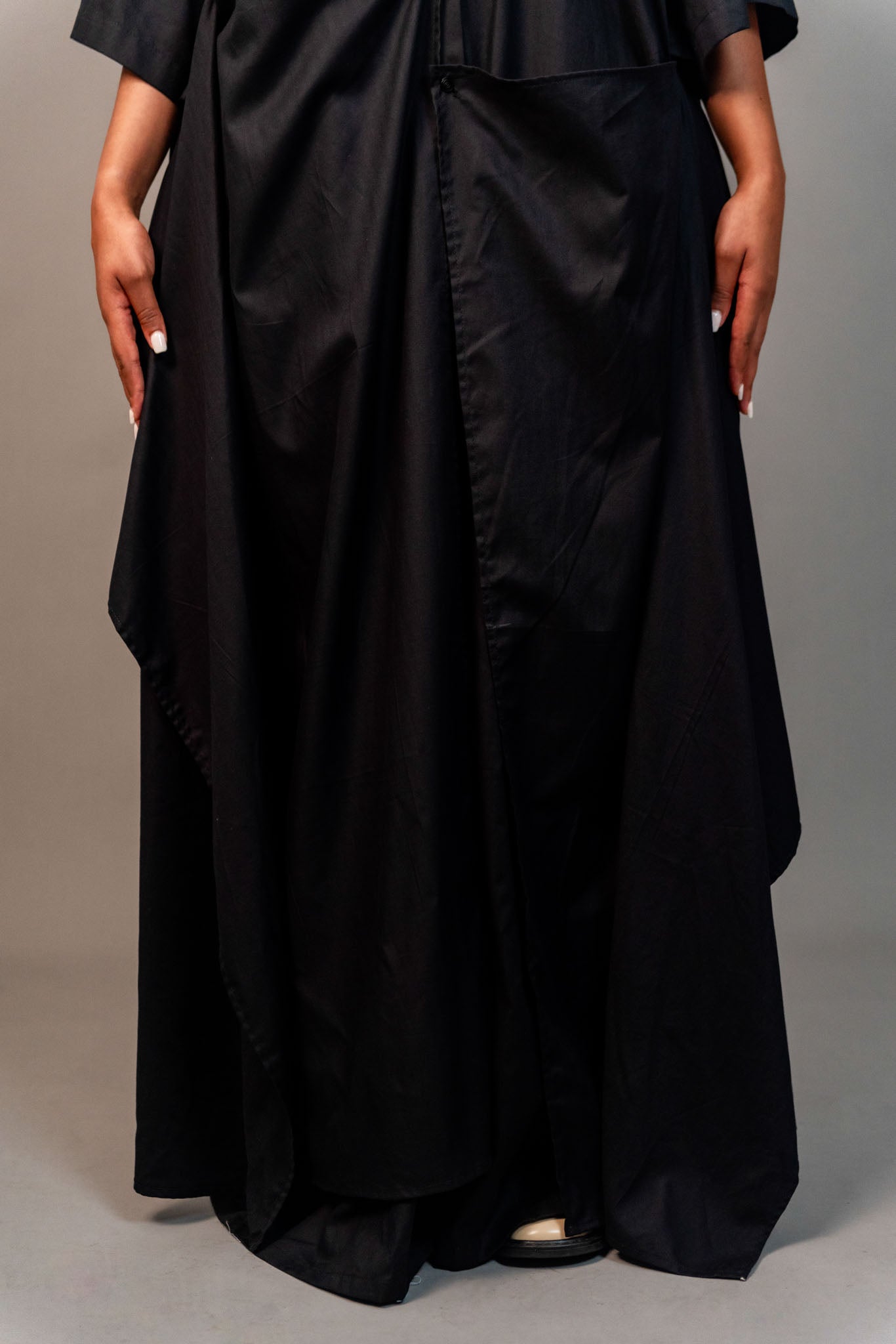 Layered dress - black
