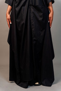 Layered dress - black