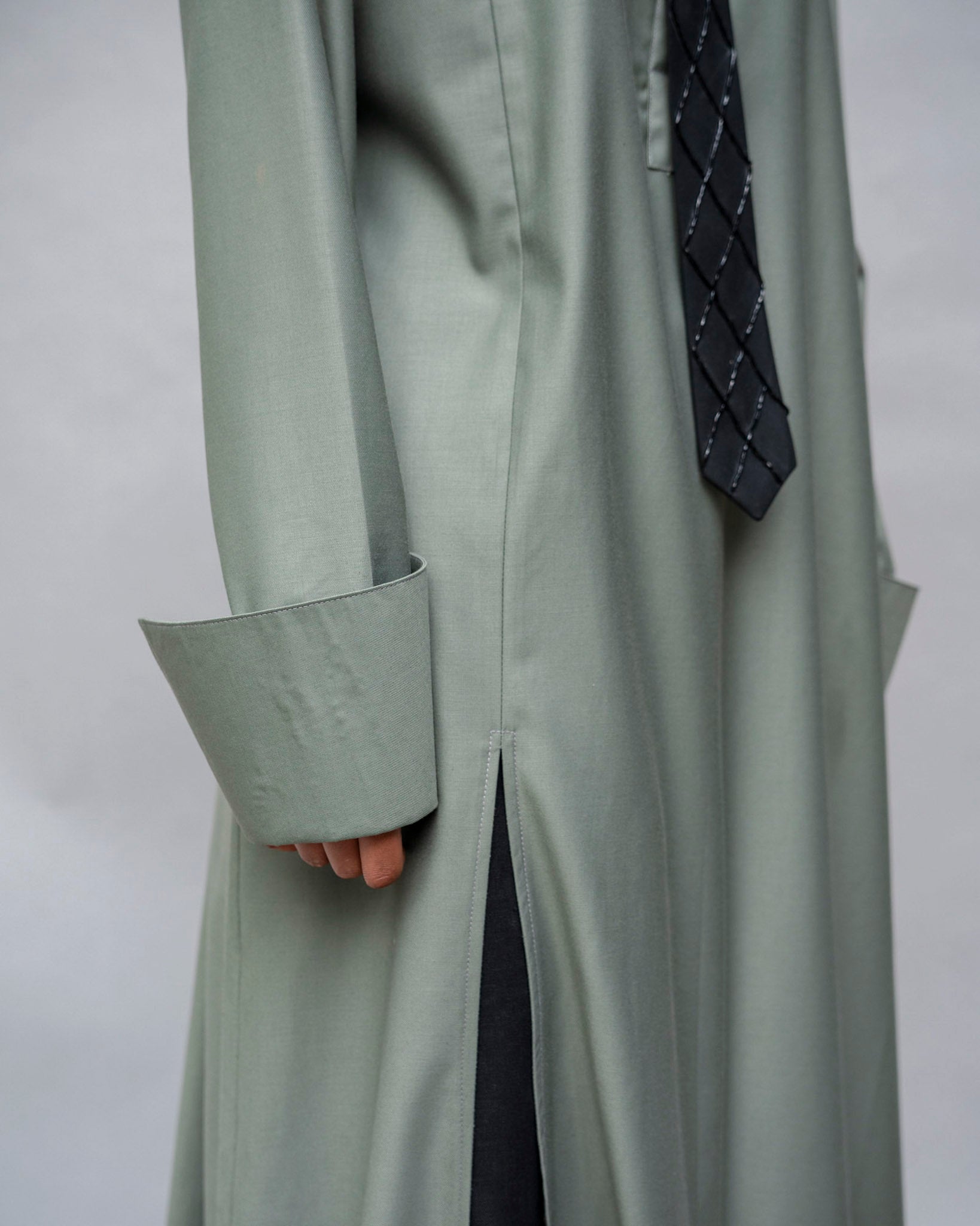 Be Still dress in olive