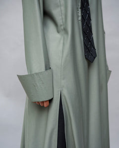 Be Still dress in olive