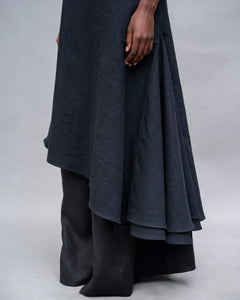 Blue dreams dress in black