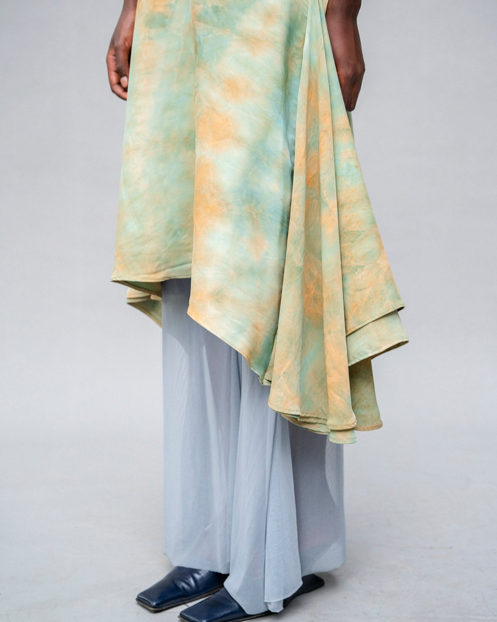 Blue dreams dress in dye